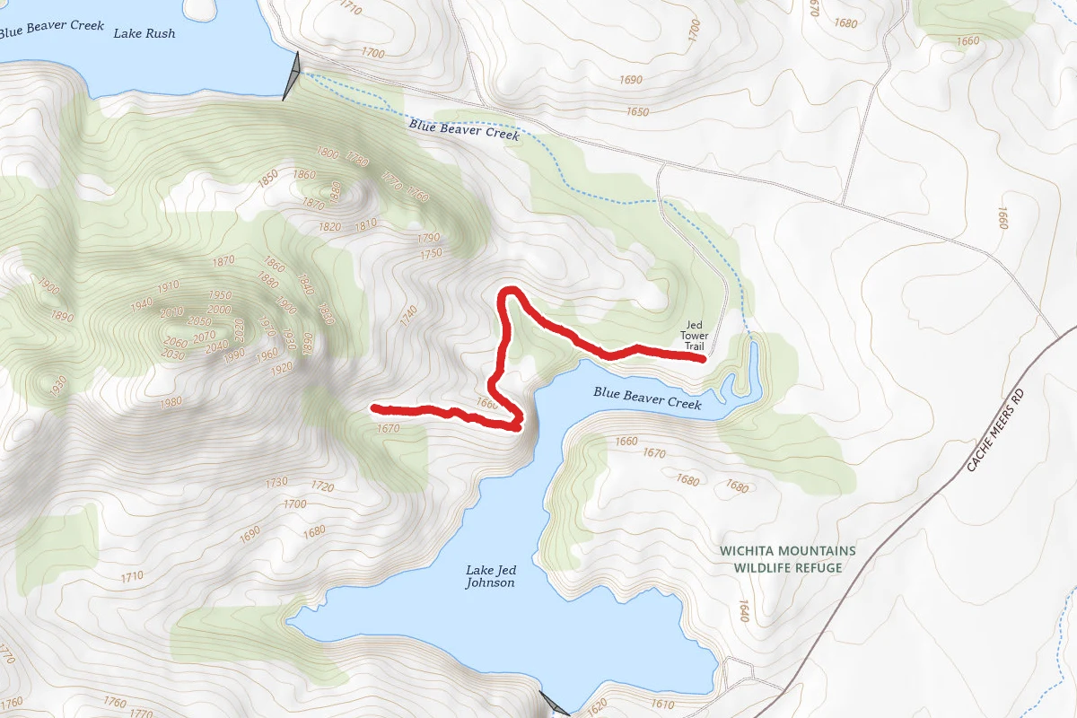 Jed Johnson Tower Trail to Central Peak