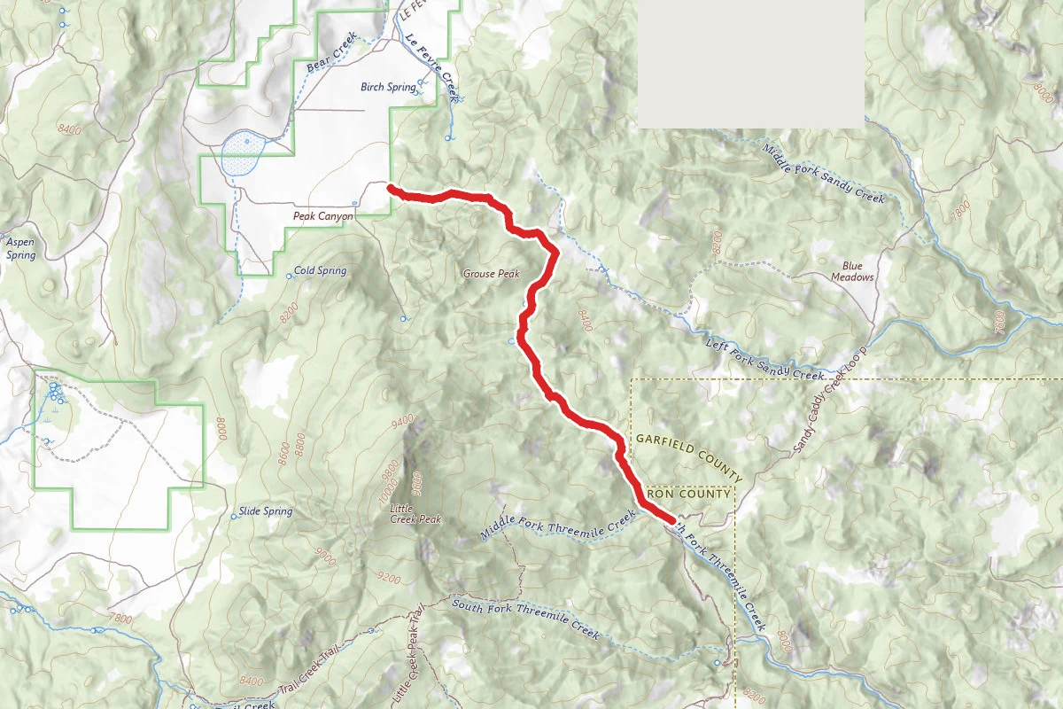 North Fork Three Mile