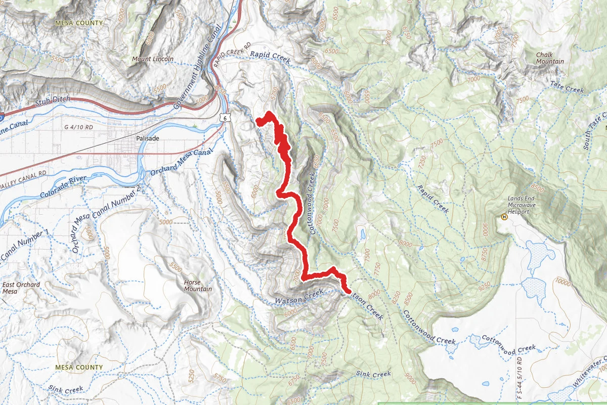 Palisade Plunge Trail