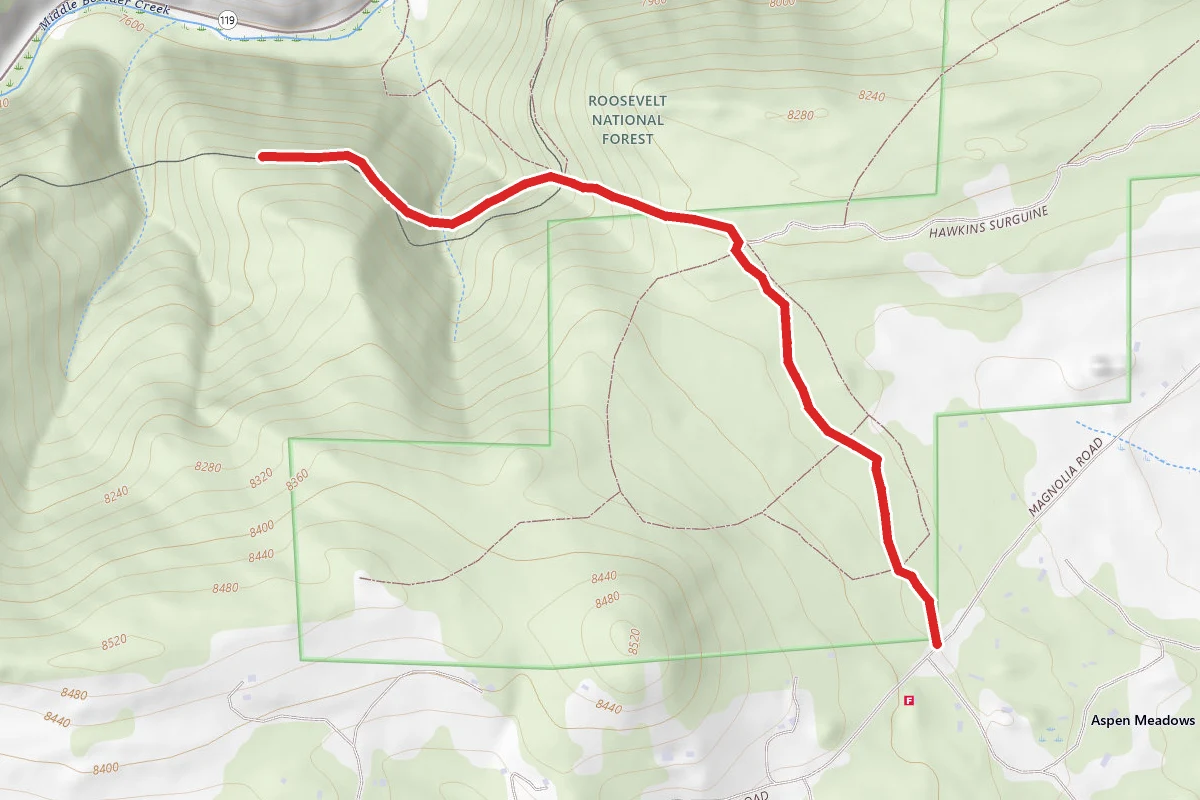 Hawkins Surguine Spur Trail