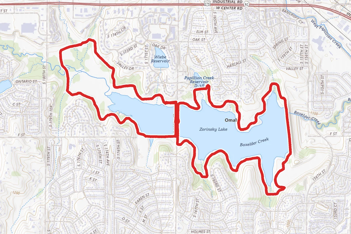 Zorinsky Lake Trail Full Loop