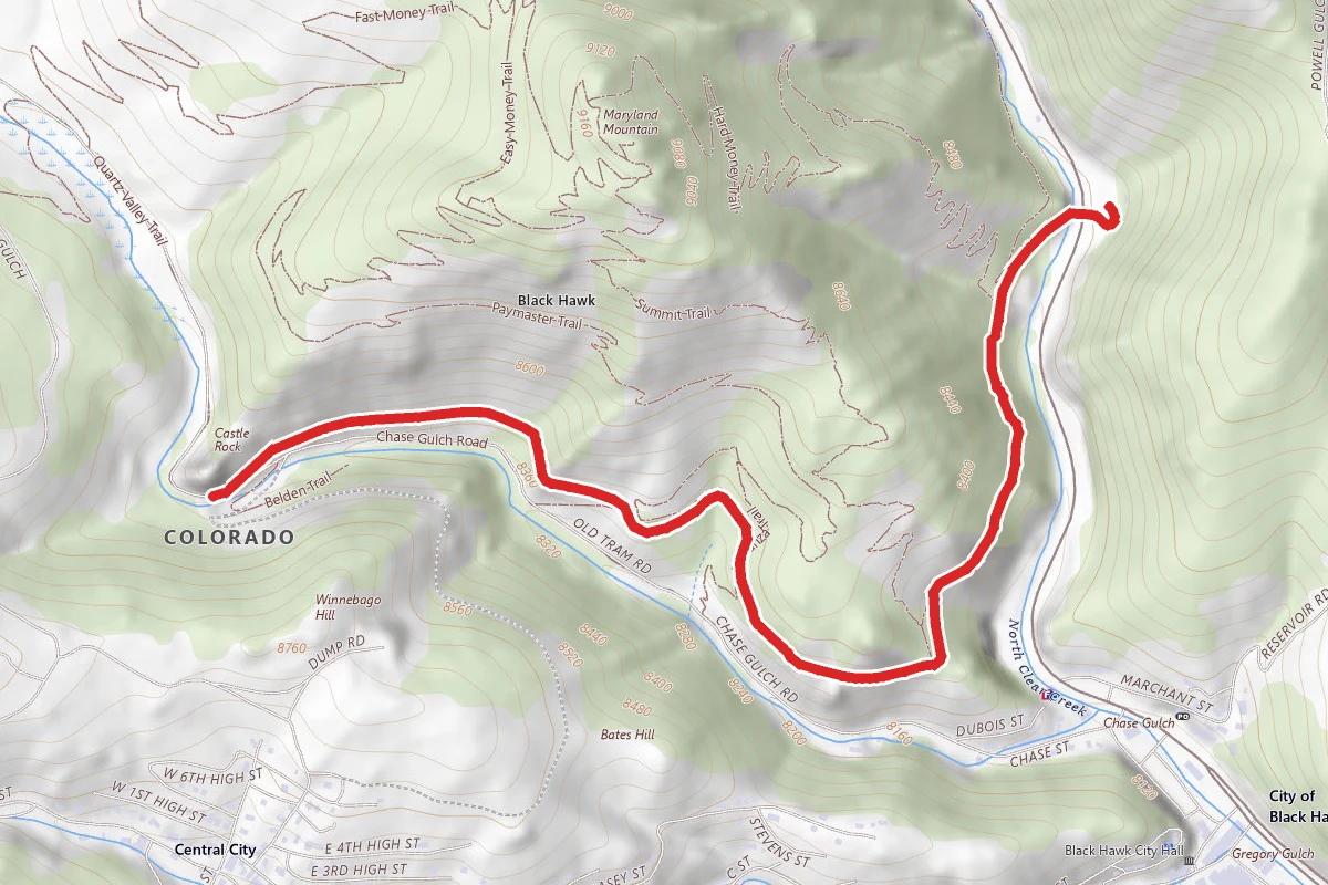 Historic Gilpin Tram Trail