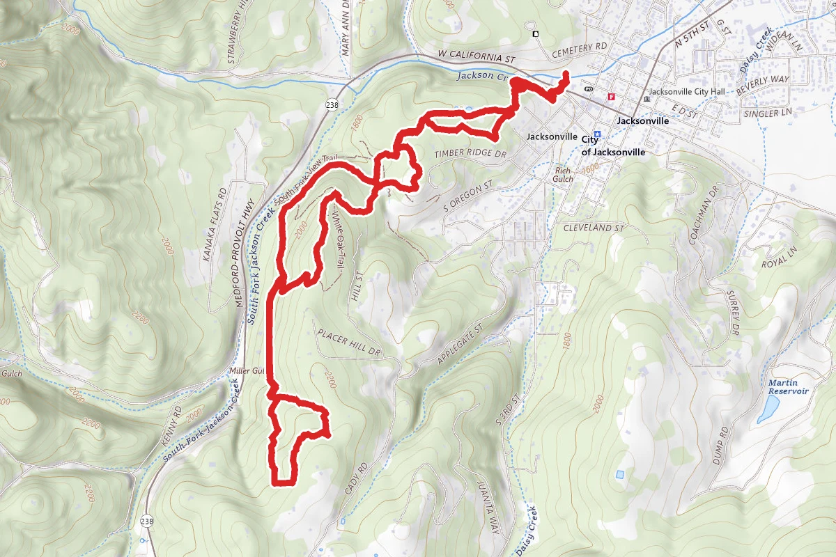 Petard Trail and Liz Trail Loop