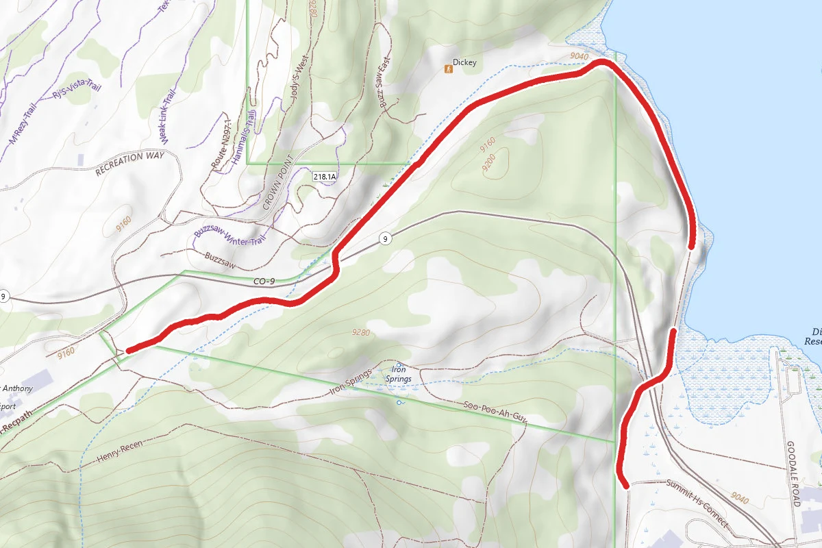 Dillon Reservoir Recpath