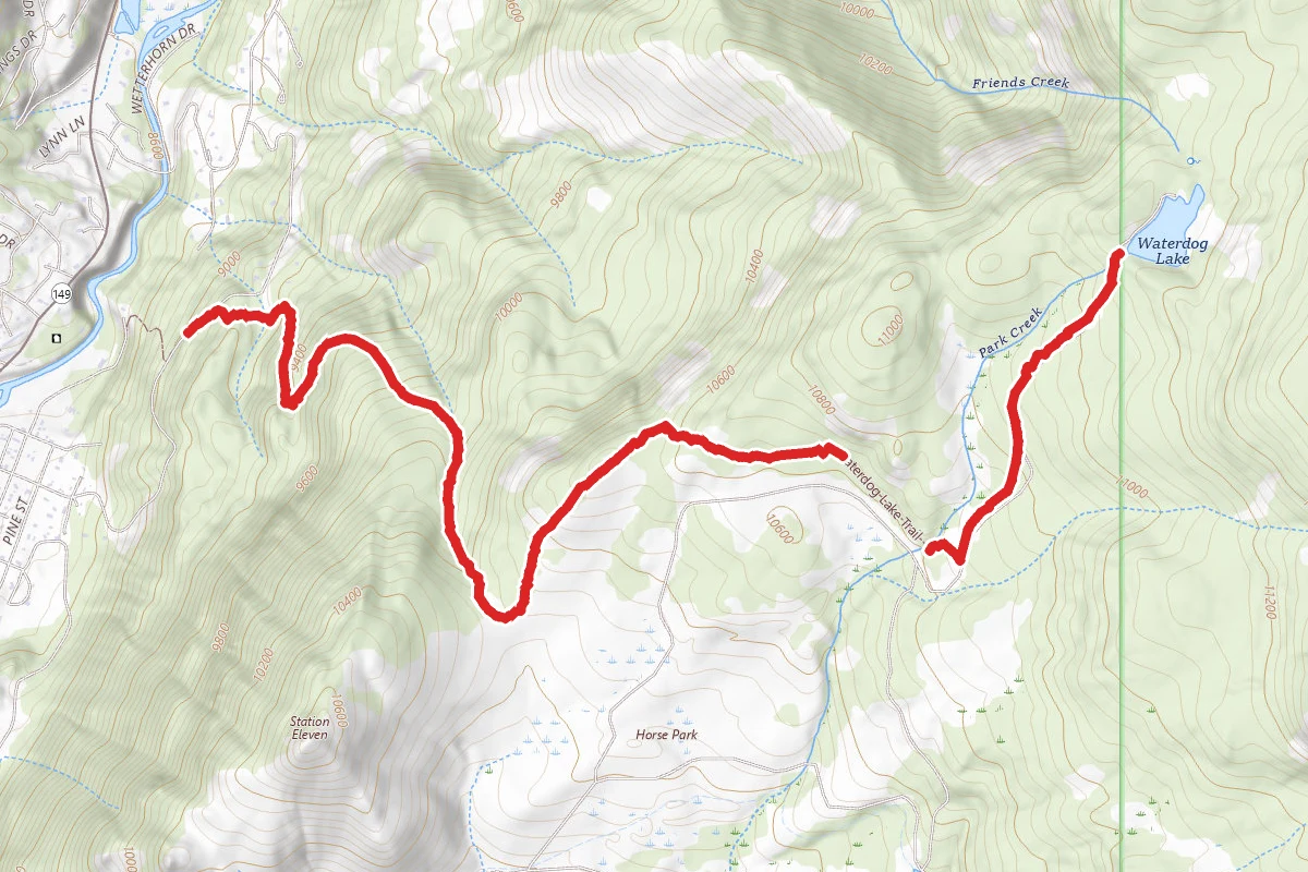 Waterdog Lake Trail