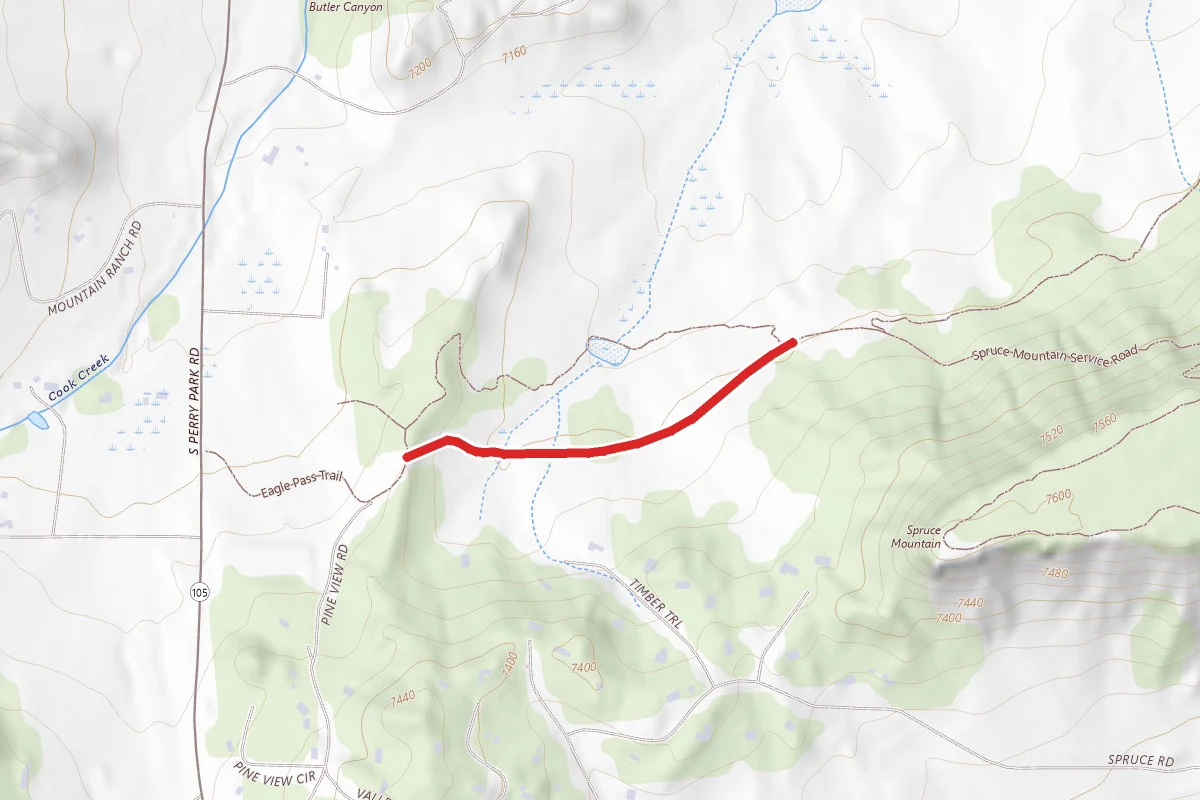 Spruce Mountain Service Road