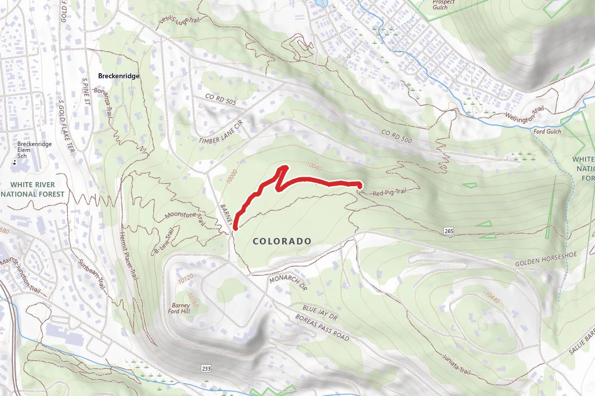 Barney Ford Uphill Trail