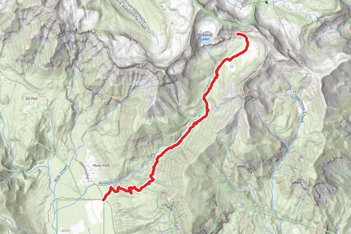 Hossick Lake Trail