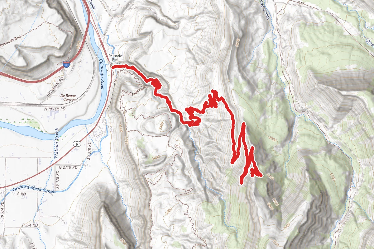 Palisade Plunge Trail