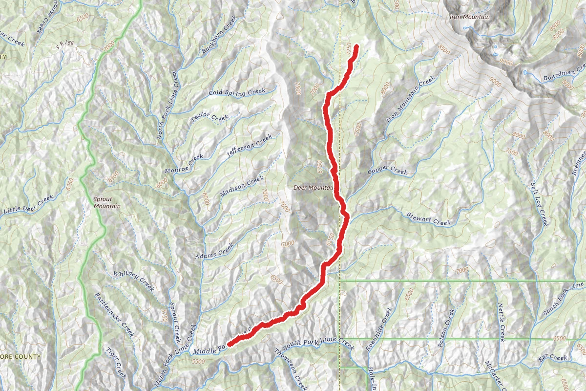 Middle Fork Lime Creek