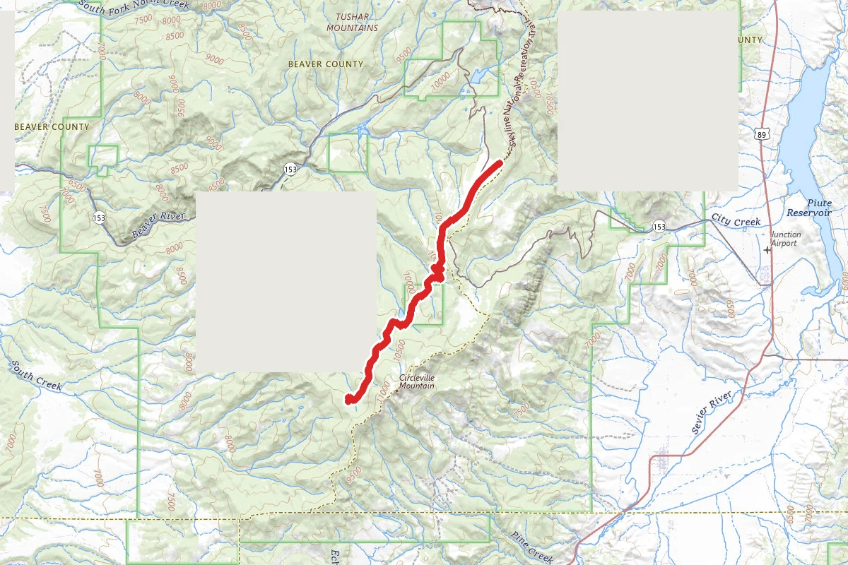 Road 575 to Big Flat