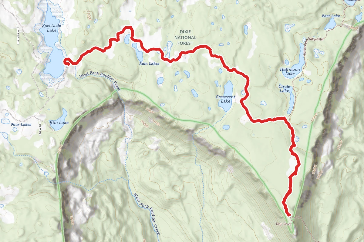 Trail Point - Spectacle Lake