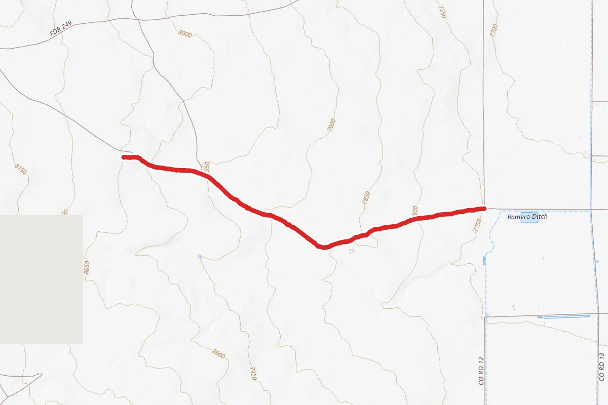 Capulin Peak Road