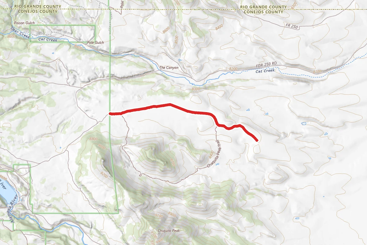 Chaquita Peak Road
