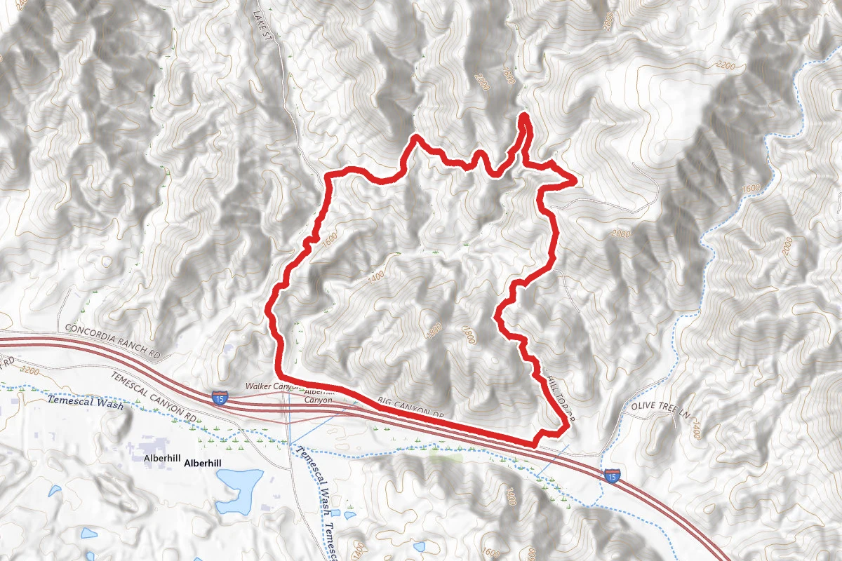Walker Canyon Road Loop