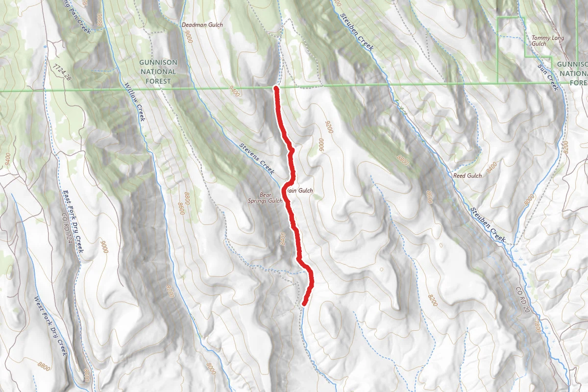 Stevens/Bear Springs Gulch Road
