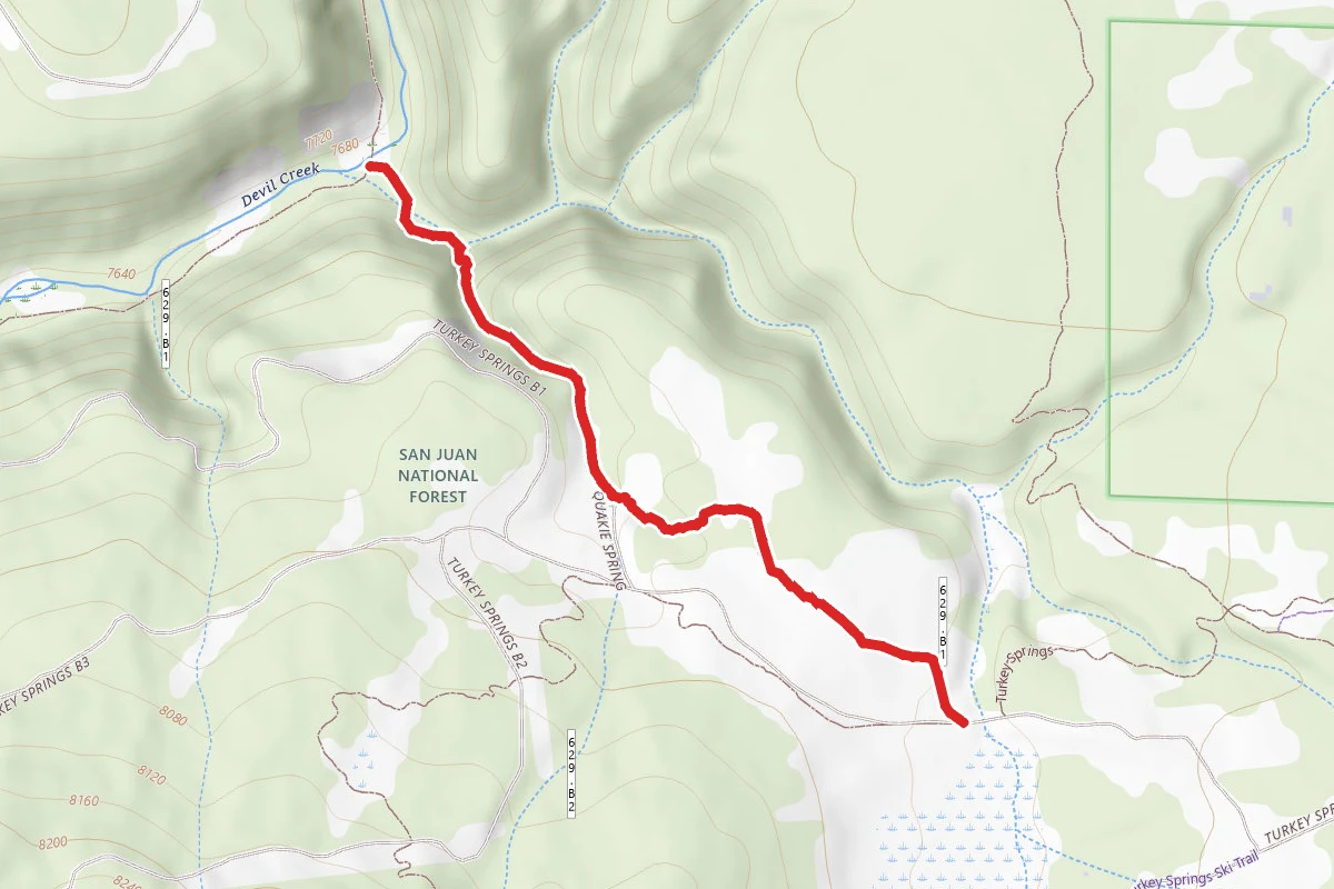 Quakie Spring Trail