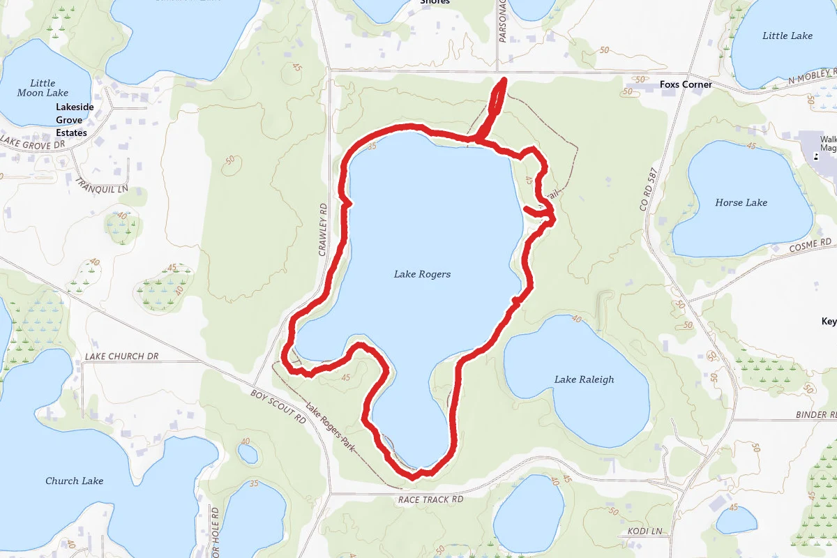 Lake Rogers Park Trail