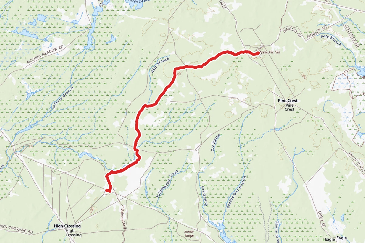 Apple Pie Hill Fire Tower via Batona Trail