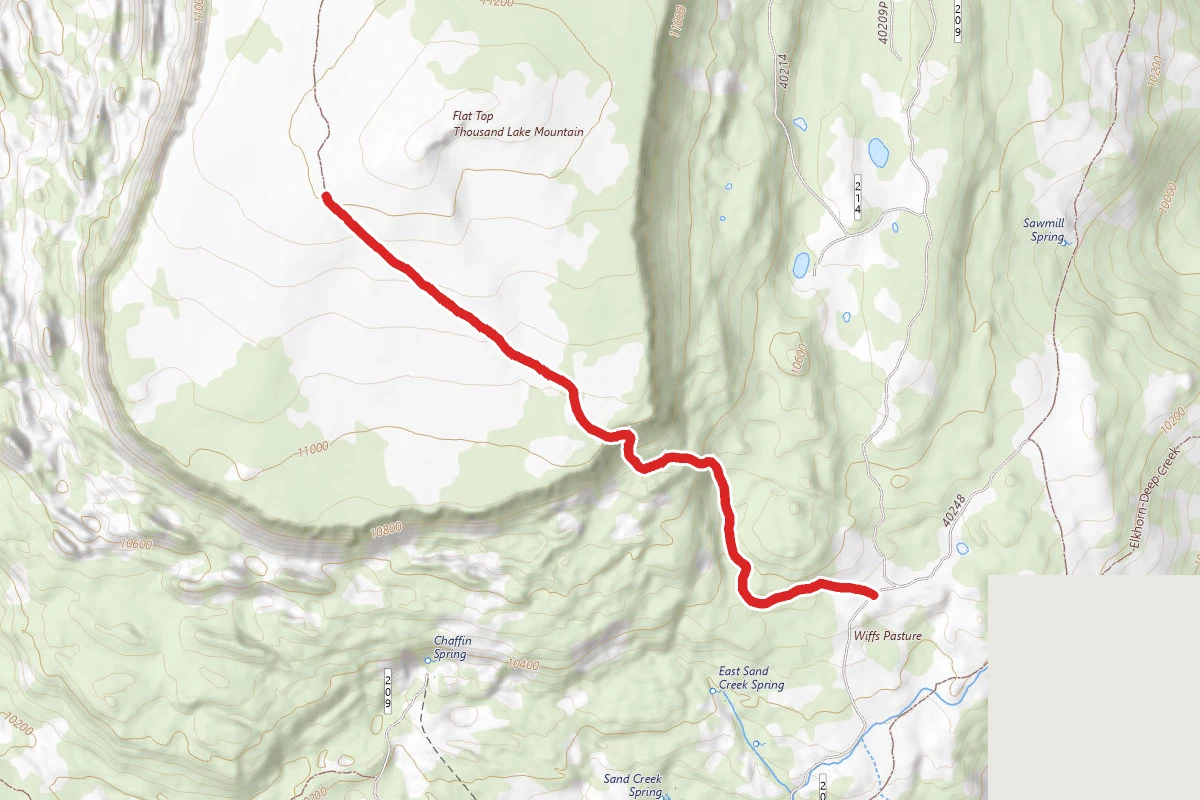 Peavine-Thousand Lake
