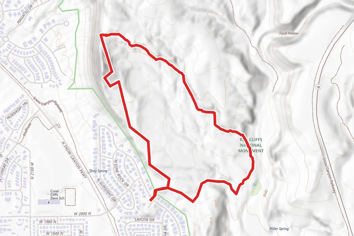Paradise Canyon - Scout Cave Trail