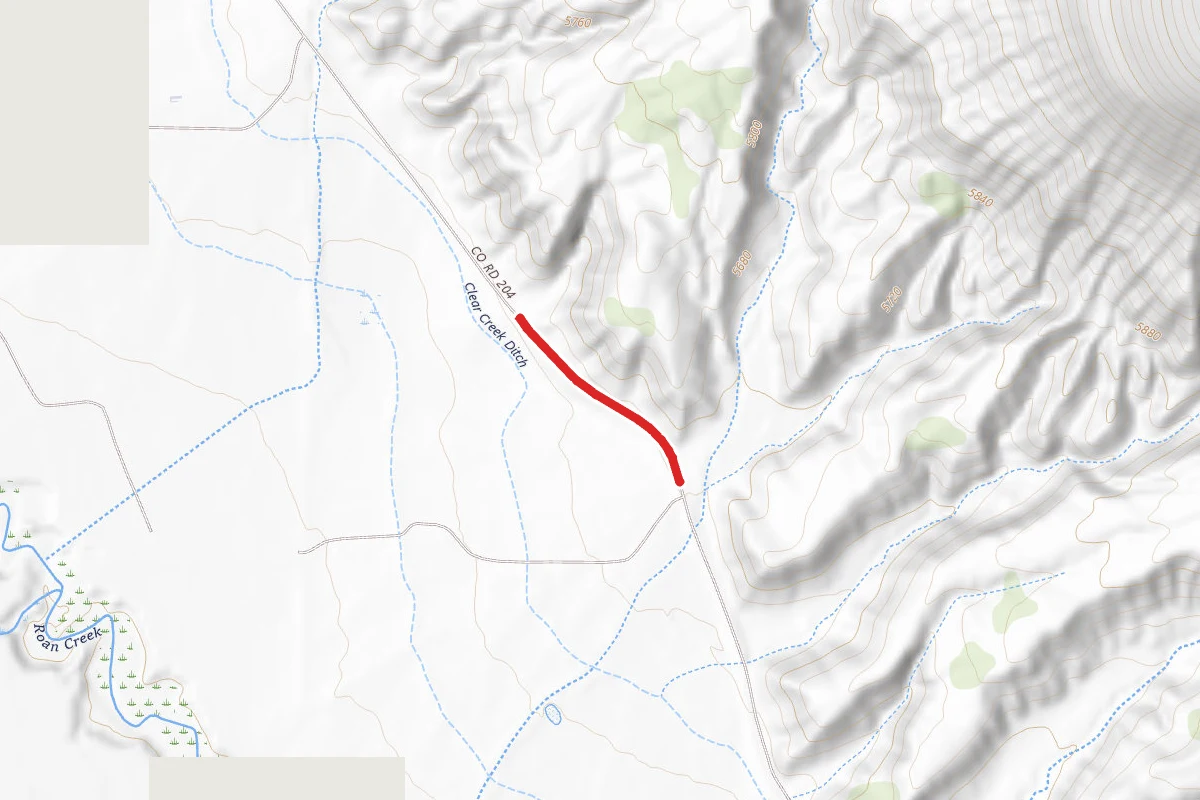 County Road 204 (Roan Creek)