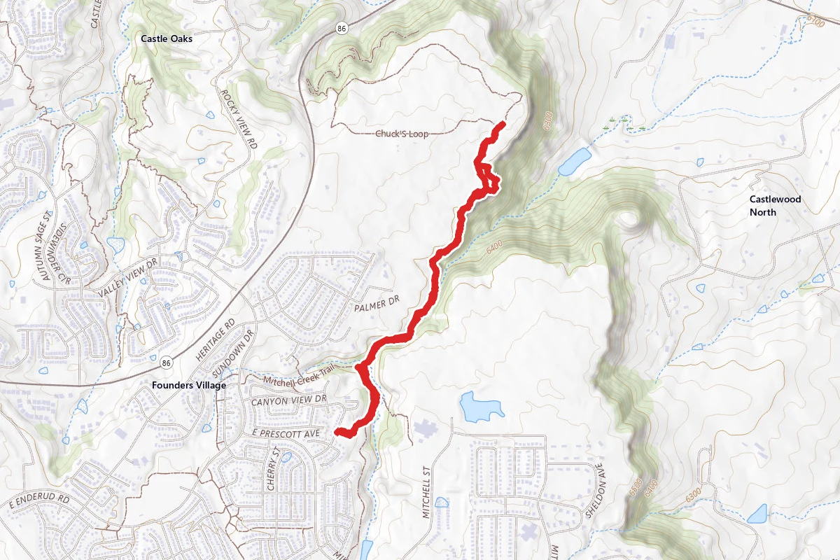 Mitchell Creek Canyon Trail