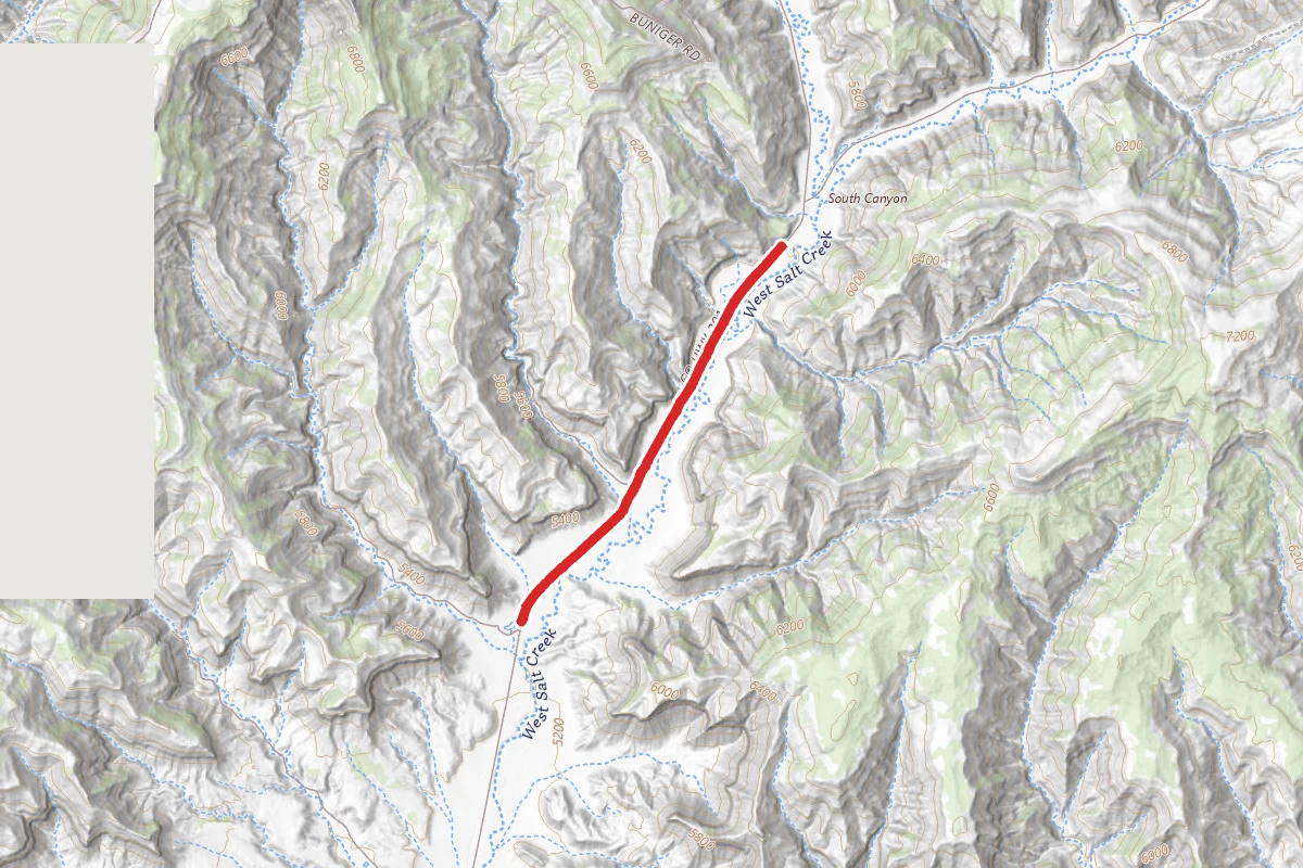 County Road 201 (Baxter Pass)
