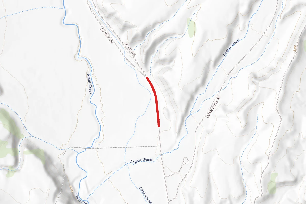 County Road 204 (Roan Creek)