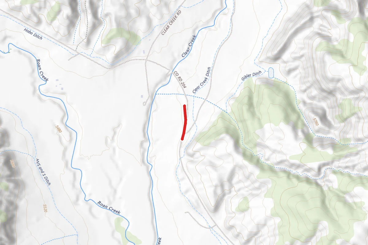 County Road 204 (Roan Creek)