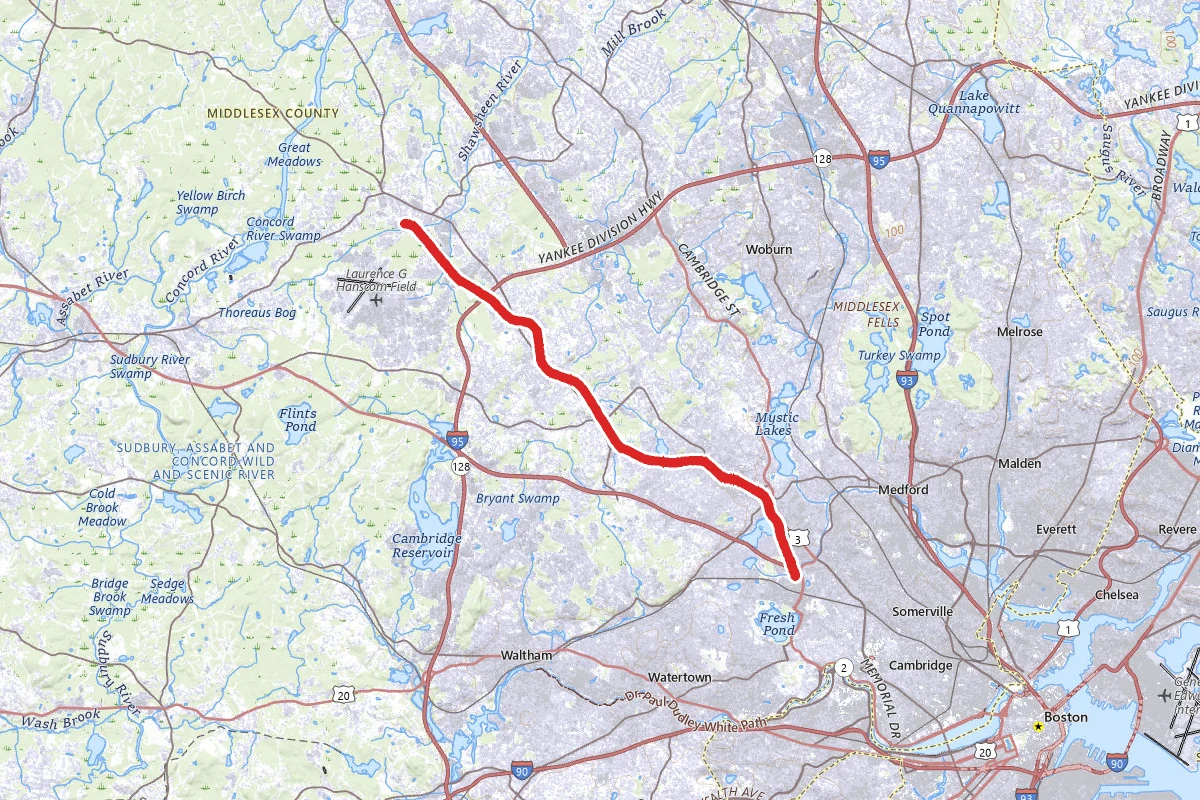 Minuteman Bikeway Trail