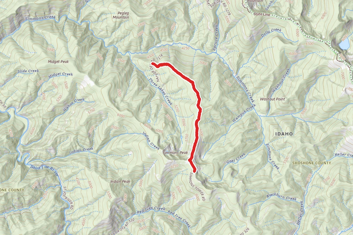Three Lakes Divide