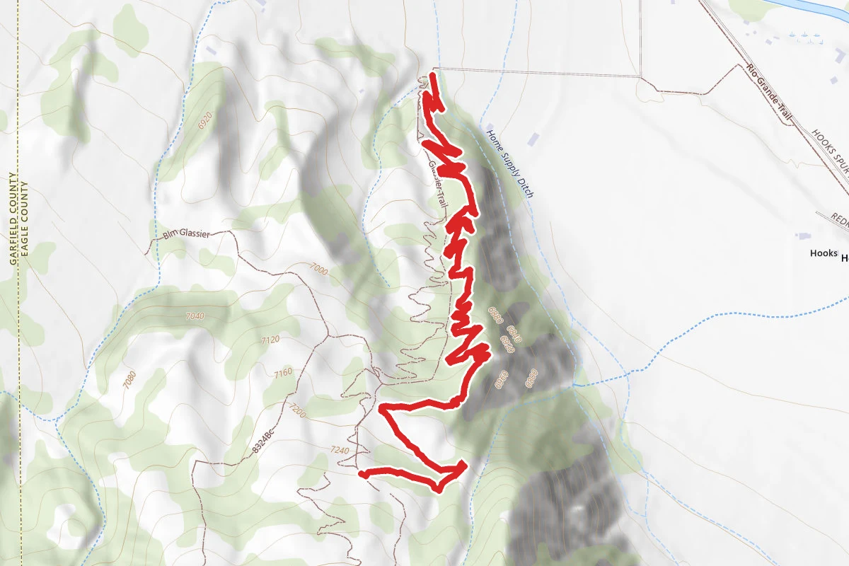 Glassier Bike/Hike Trail