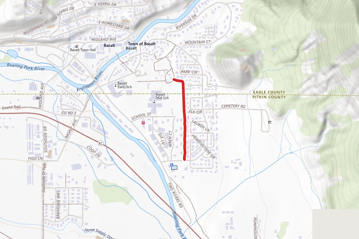 Elk Run to Arbany Park Trail