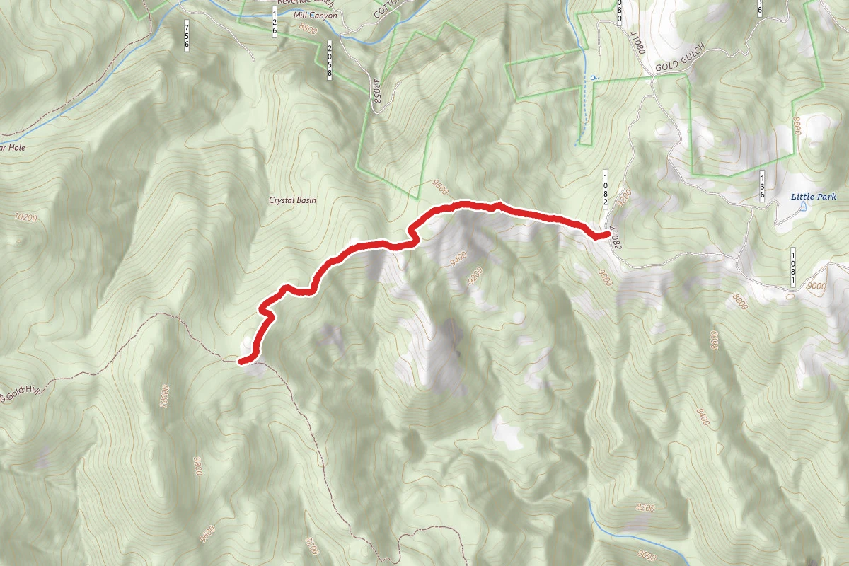 South Bullion to Gold Hill
