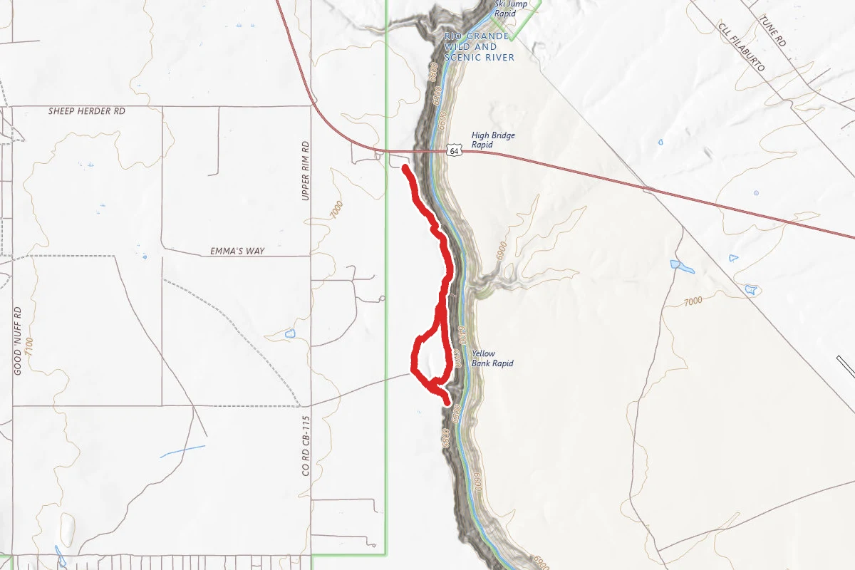 Rio Grande Gorge West Rim Trail