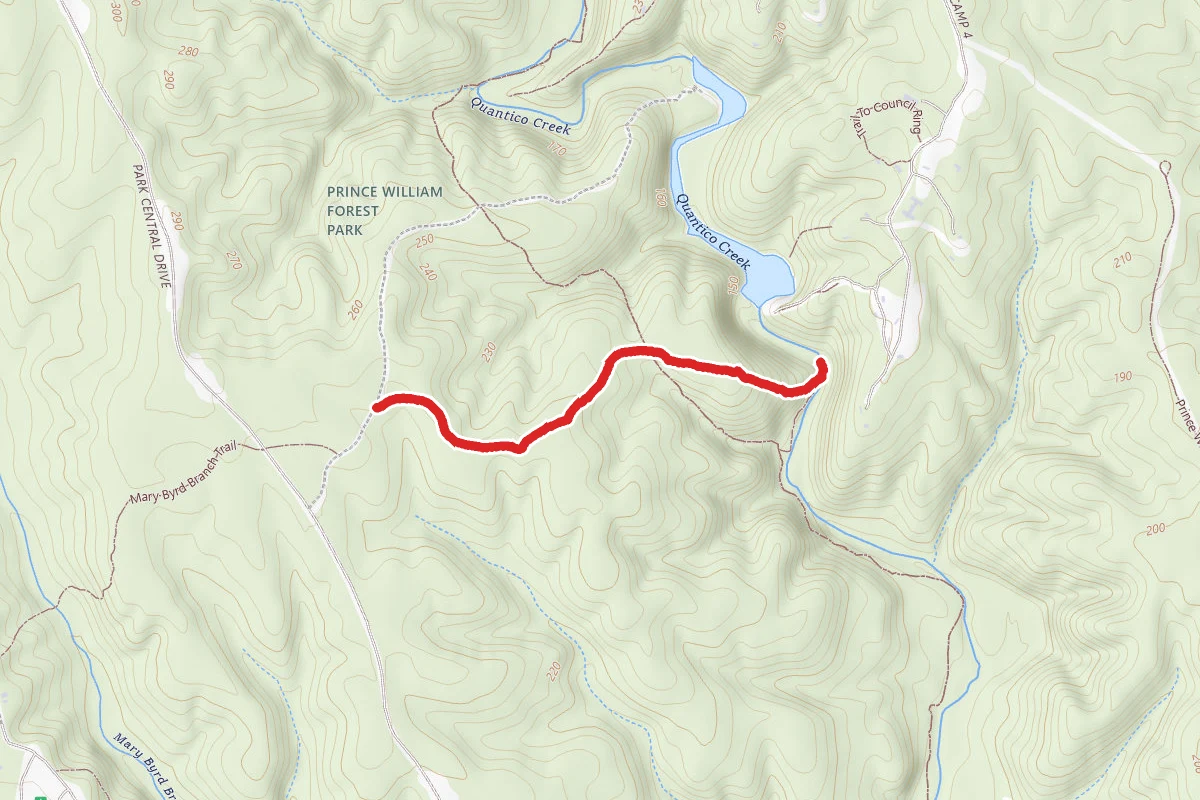Quantico Falls Trail