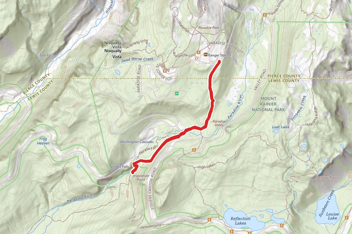 Narada Falls Trail