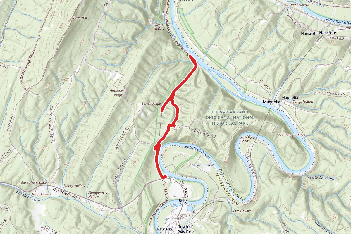 Paw Paw Tunnel Trail