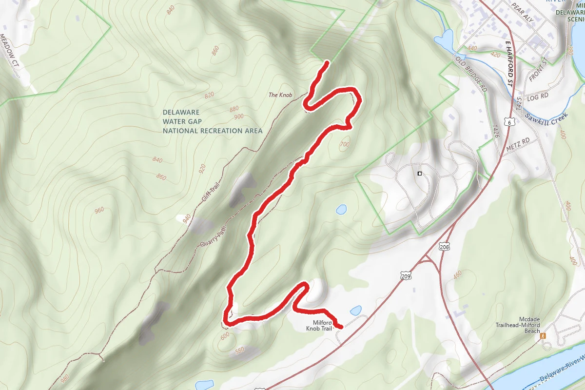 Milford Knob Trail