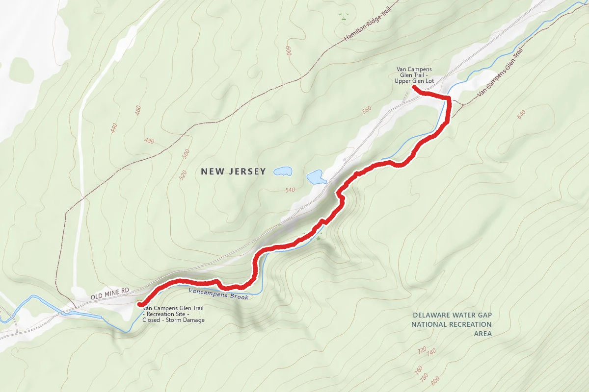 Van Campens Glen Trail