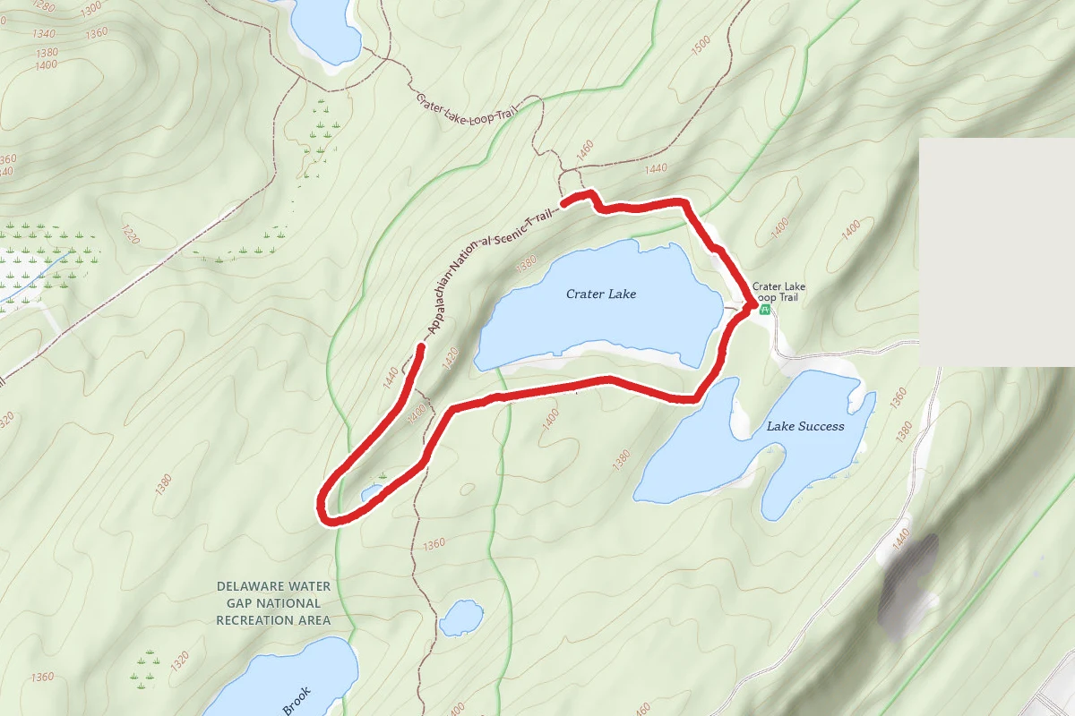 Crater Lake Loop Trail