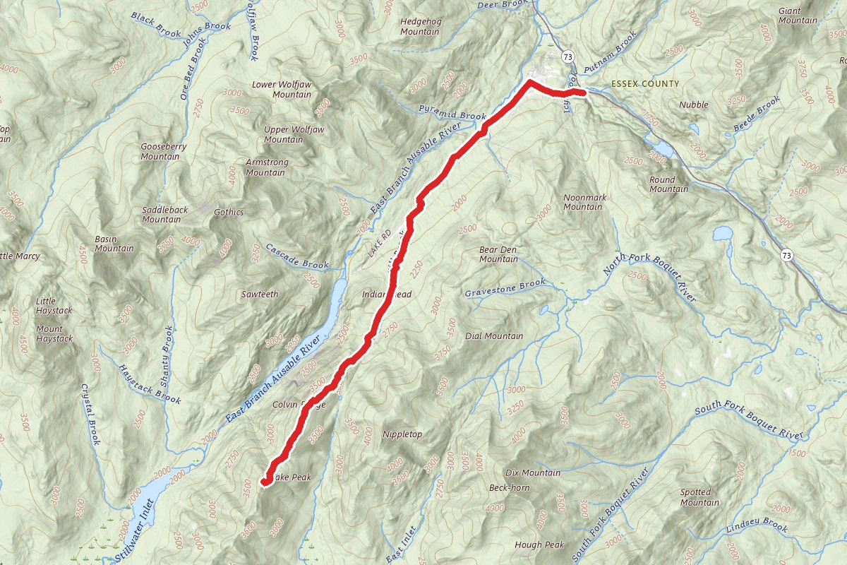 Blake Peak and Mount Colvin Trail