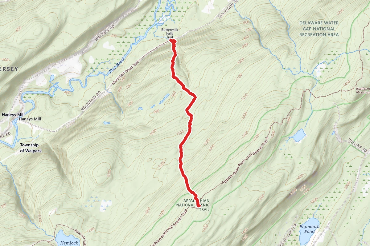 Buttermilk Falls Trail