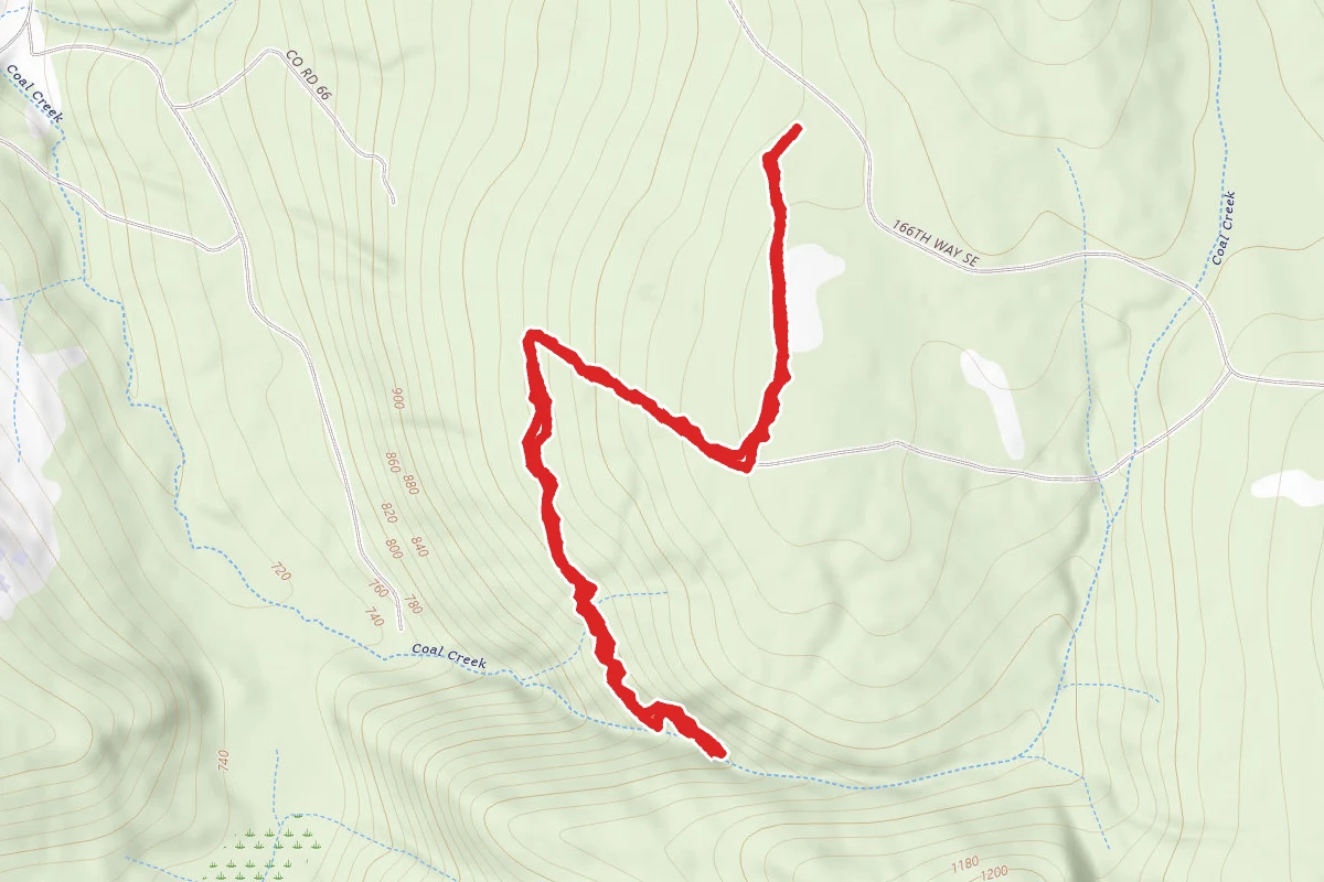 Coal Creek Falls Trail