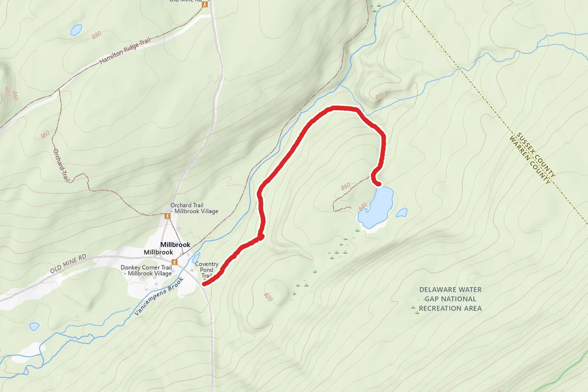 Coventry Pond Trail