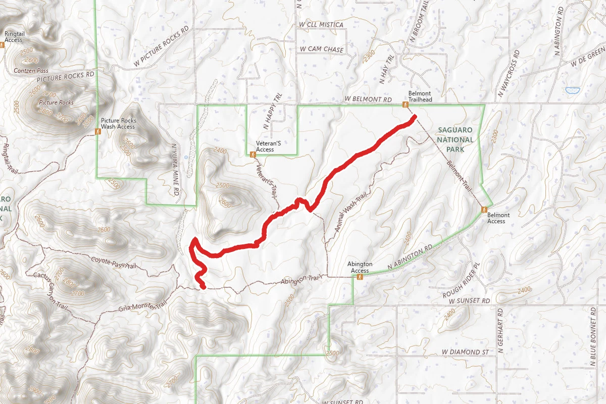 Vertical Cliffs Trail