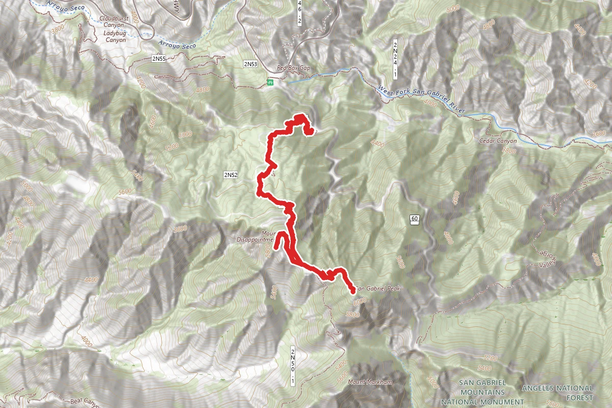Mount Disappointment and San Gabriel Peak
