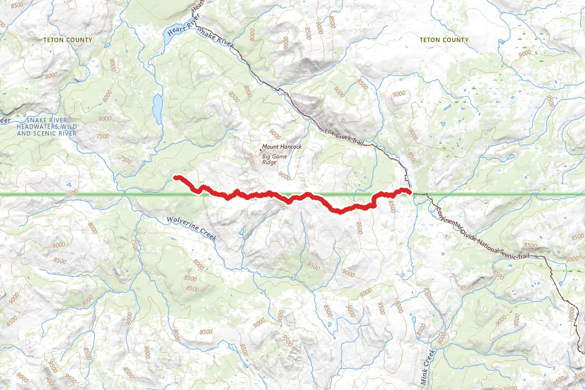 South Boundary Trail: Harebell-Fox Creek Trail