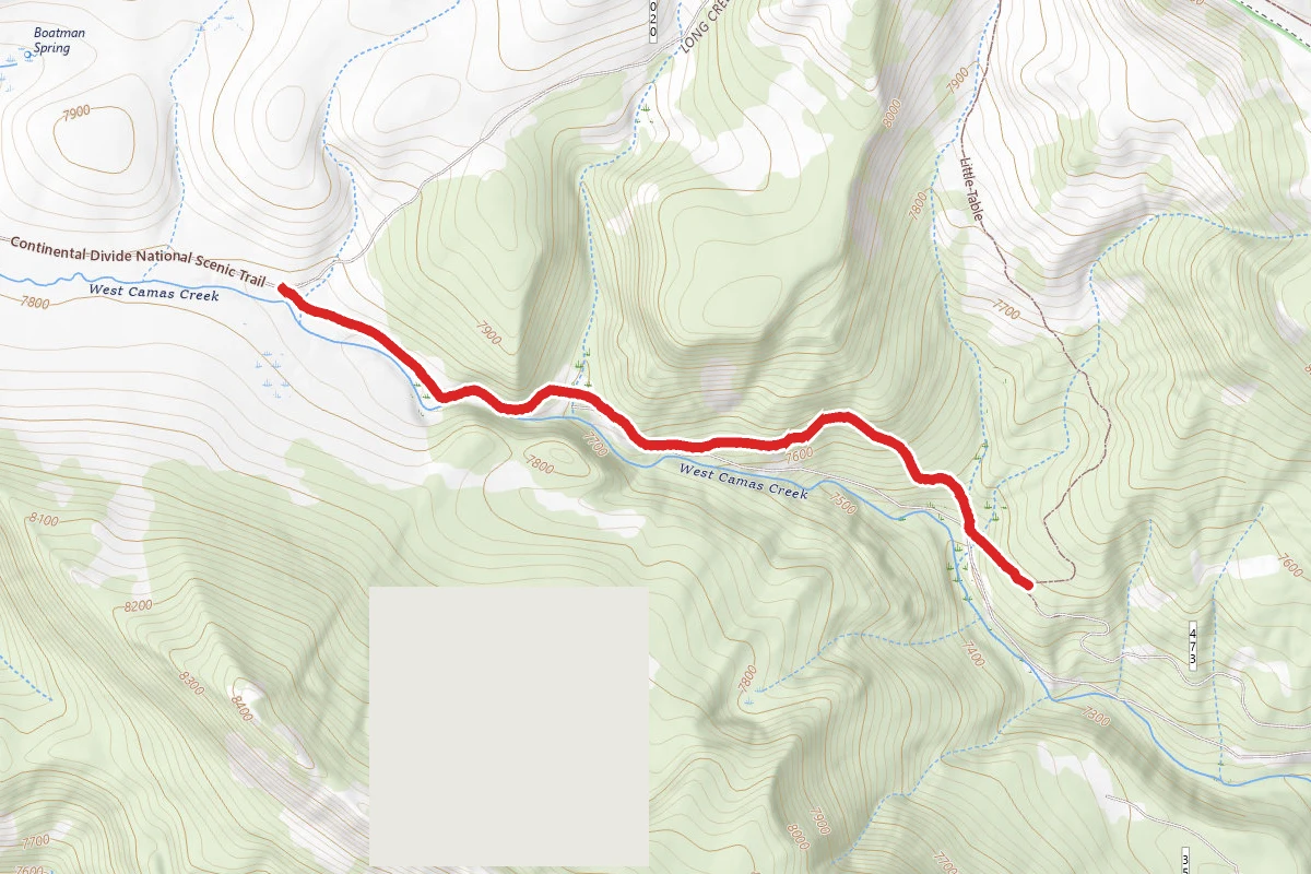 West Camas Creek
